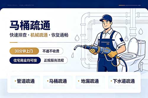 廉江马桶疏通