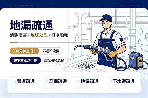 廉江地漏疏通