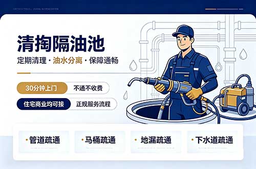 廉江清掏隔油池